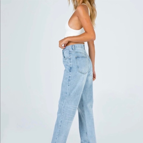 Princess Polly asymmetrical jeans - Picture 5 of 7